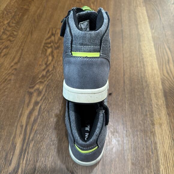 Iron Jias | JIA-016 Grey Denim Casual Motorcycle Riding Sneakers Size Men's 10 - Picture 13 of 16